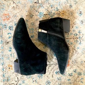 Aquatalia Black Suede Booties 8